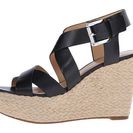 Incaltaminte Femei Michael Kors Celia Mid Wedge Black Vachetta
