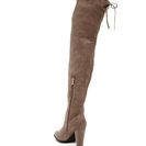 Incaltaminte Femei Catherine Catherine Malandrino Sorcha Faux Fur Footbed Over-The-Knee Boot TAUPE