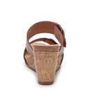 Incaltaminte Femei CL By Laundry Team Player Wedge Sandal Cognac