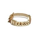 Bijuterii Femei GUESS Brown and Gold-Tone Logo Friendship Bracelet brown