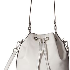 Michael Kors Dottie Large Studded Bucket Bag Optic White