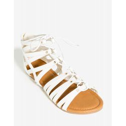 Incaltaminte Femei CheapChic Voice-1 Sultry On The Outside Sandal White