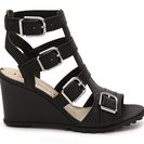 Incaltaminte Femei Via Spiga Luxie Wedge Sandal Black