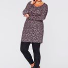 Rochie-stretch cu mâneci lungi 