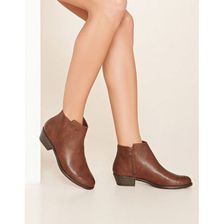 Incaltaminte Femei Forever21 Faux Leather Chelsea Boots Brown
