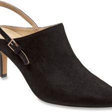 Trotters Angel Black Suede