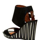 Incaltaminte Femei Arturo Chiang Annibella Wedge Sandal BLACK VINTAGE GOAT