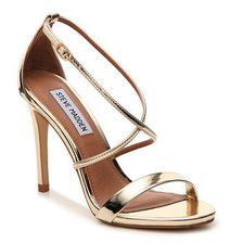 Incaltaminte Femei Steve Madden Feliz Metallic Sandal Gold