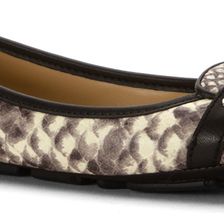 Michael Kors Fulton Moccasin Natural Snake