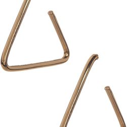 Marc by Marc Jacobs Triangle Hoop Earrings ORO