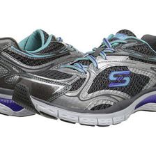 Incaltaminte Femei SKECHERS Infusion - Neon Lights Grey Blue