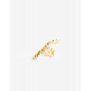 Bijuterii Femei CheapChic Leaf Stone Swirl Ring Met Gold