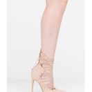Incaltaminte Femei CheapChic Eclectic Slide Lace-up Pointy Heels Nude