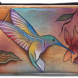 Anuschka Handbags Clutch Wallet Flying Jewels