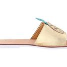Incaltaminte Femei Kate Spade New York Ibis Natural Tumbled CalfGold Fine Glitter