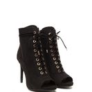 Incaltaminte Femei CheapChic Cool And In Control Faux Suede Booties Black