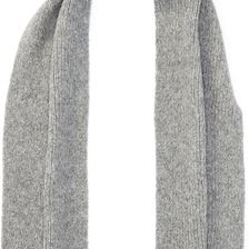 Ralph Lauren Knit Alpaca-Blend Scarf Light Grey