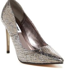 Dune London Betsee Pump PEWTER METALLIC