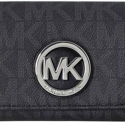 Michael Kors Fulton Carryall PVC Wallet - Black N/A