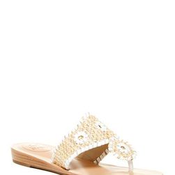 Incaltaminte Femei Jack Rogers Capri Raffia Sandal MLTIW-GOLD