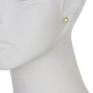 Bijuterii Femei Savvy Cie 14K Gold Plated Sterling Silver Green Peridot Stud Earrings No Color