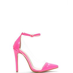 Incaltaminte Femei CheapChic Clear The Way Pointy Pumps Pink