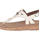 Incaltaminte Femei Rockport Weekend Casuals Keona Flower T-Strap White