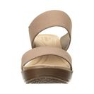 Incaltaminte Femei Crocs Leigh II 2-Strap Wedge BronzeBronze