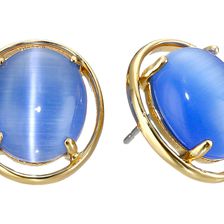 Kate Spade New York Open Rim Studs Earrings Blue