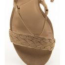 Incaltaminte Femei CheapChic Weave It Alone Lace-up Chunky Heels Natural