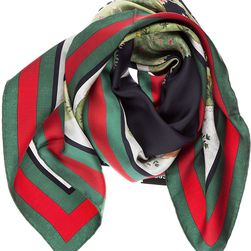 Gucci Foulard Scarfforest Green