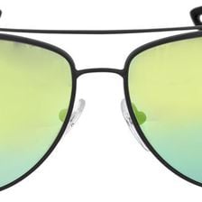 Prada Aviator Emerald Iridium Sunglasses 0PS 55QS-TIG4J2-62 N/A