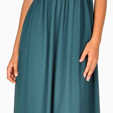 Rochie de ocazie verde lunga cu bretele 3945VI 