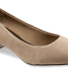 Trotters Lola Dark Nude Suede