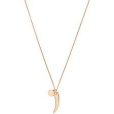 Bijuterii Femei Forever21 Horn Longline Necklace Gold