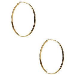 Bijuterii Femei GUESS Gold-Tone Glitter Hoop Earrings gold