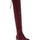 Incaltaminte Femei Catherine Catherine Malandrino Morcha Faux Fur Lined Over-The-Knee Boot burgundy