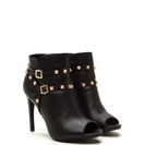 Incaltaminte Femei CheapChic Edgy \'n Chic Strappy Studded Booties Black