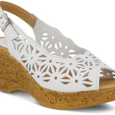 Spring Step Abigail White Leather