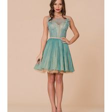 Rochie bleu, de ocazie, Alesia, Nicole Enea