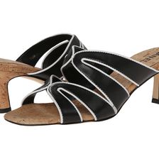 Vaneli Matilda Black Nappa/White Nappa