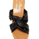 Incaltaminte Femei Callisto Rachel Knotted Strap Wedge Sandal Women BLACK
