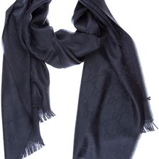 Gucci Wool Scarf Blue