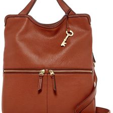 Fossil Erin Leather Shoulder Bag BROWN