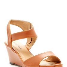 Incaltaminte Femei Michael Antonio Giota Platform Wedge Cognac