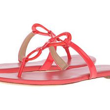 Incaltaminte Femei Michael Kors Claudia Flat Sandal Coral Reef Patent