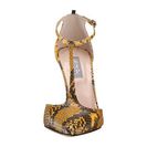 Incaltaminte Femei SJP by Sarah Jessica Parker Taylor Honeycomb Yellow Print Python