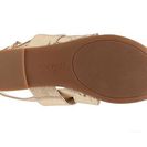 Incaltaminte Femei Nine West Sweets Metallic Flat Sandal Gold Metallic