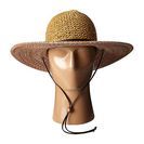 Accesorii Femei San Diego Hat Company UBL6483 4 Inch Brim Sun Hat with Adjustable Chin Cord Rust