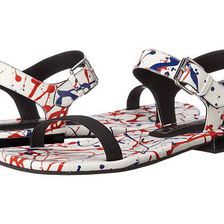 Incaltaminte Femei Marc Jacobs Elizabeth Flat Sandal White Multi